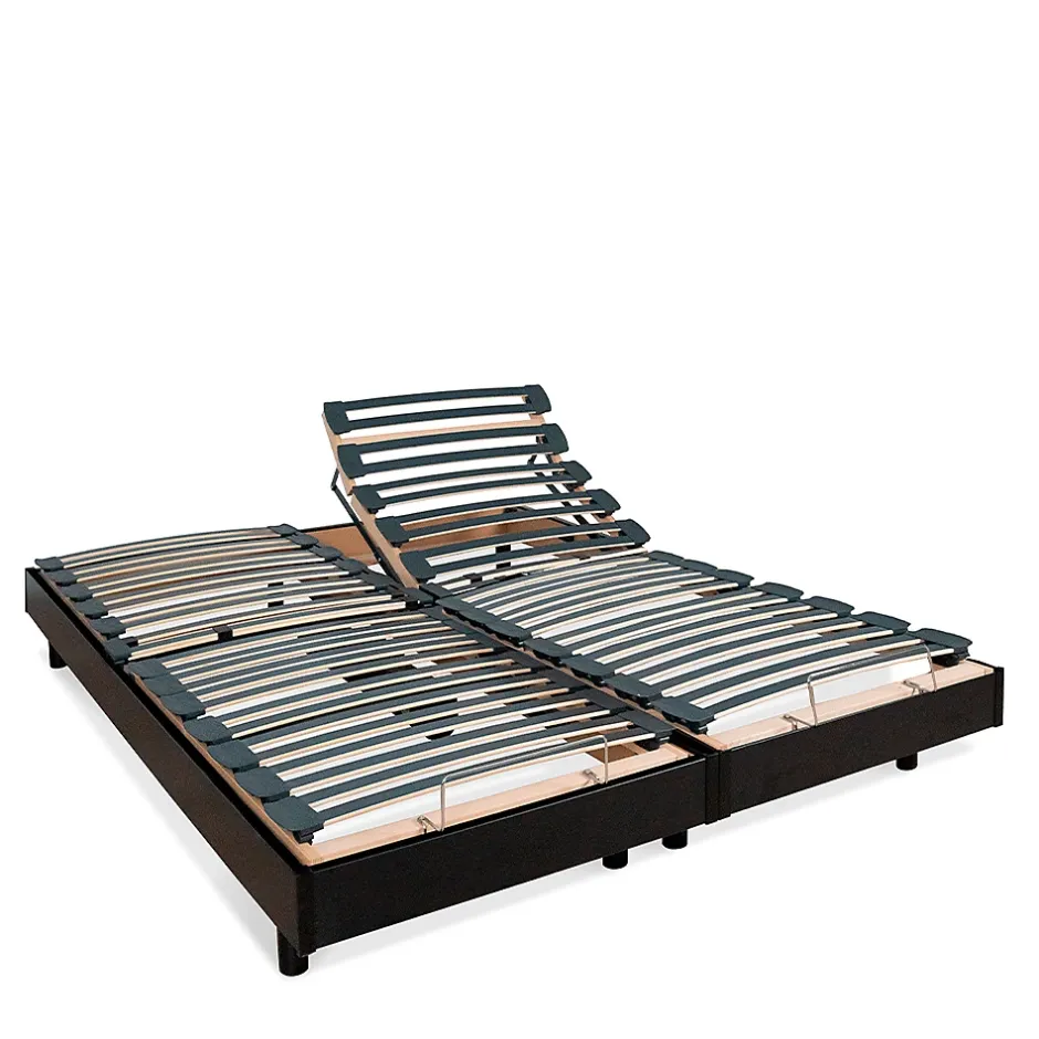 Bellecour Jeu de 2 sommiers électriques Flex 2x80x200 cm Lattes Clearance