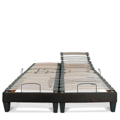 Bellecour Jeu de 2 sommiers électriques Amiral 2x70x200 cm Lattes
