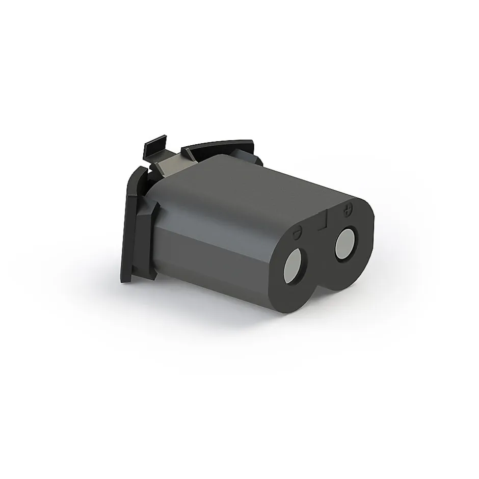 Bellecour Jeu de pieds de lit cylindriques Hauteur 16 cm (2 lumineux + 2 métal Noirs)