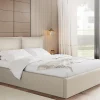 Best Mobilier John - lit coffre - 180x200 cm - en velours - sommier inclus -