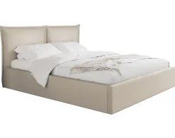 Best Mobilier John - lit coffre - 140x200 cm - en velours - sommier inclus - Hot