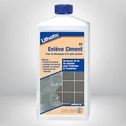 Lithofin KF Enlève-Ciment - Enlève-ciment céramique - - 1 L