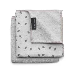 Brabantia Kit 2 chiffons microfibre gris