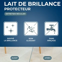 Starwax Lait brillant 2 en 1 marbre et pierres naturelles 1L Best