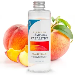 Mamamanuela Lampe catalytique Aqua Marina + Parfum Peach Velvet 200 ml - Élimine les mauvaises odeurs, parfume et améliore la qualité de l'air