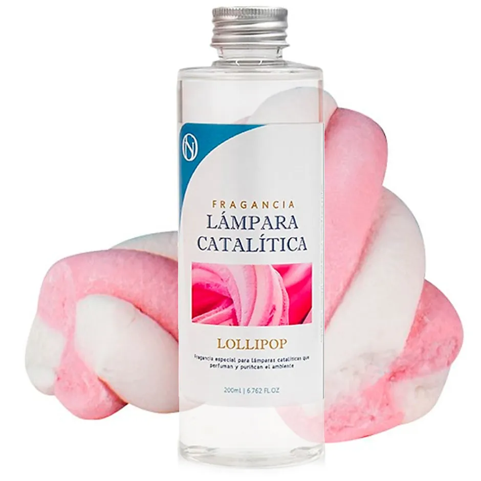 Mamamanuela Lampe catalytique Aqua Marina + Parfum Lollipop 500 ml - Élimine les mauvaises odeurs, parfume et améliore la qualité de l'air