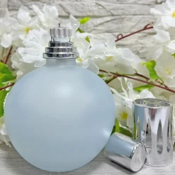 Mamamanuela Lampe catalytique Bleu Gris Mat + Arôme Waikiki Melon 200 ml - Élimine mauvaises odeurs, parfume et améliore la qualité de l'air