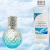 Mamamanuela Lampe catalytique Blue Diamonds + Parfum Cotton Clean 500 ml - Élimine mauvaises odeurs, parfume et améliore qualité de l'air