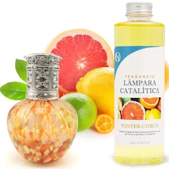 Mamamanuela Lampe catalytique Drops Orange + Parfum Winter Citrus 500 ml - Élimine mauvaises odeurs, parfume et améliore la qualité de l'air Sale
