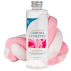 Mamamanuela Lampe catalytique Drops Orange + Parfum Lollipop 200 ml - Élimine les mauvaises odeurs, parfume et améliore la qualité de l'air