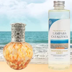 Mamamanuela Lampe catalytique Drops Orange + Mediterranean Light 500 ml - Élimine mauvaises odeurs, parfume et améliore la qualité de l'air Outlet