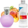 Mamamanuela Lampe catalytique Fuchsia Mat + Arôme Peach Velvet 200 ml - Élimine les mauvaises odeurs, parfume et améliore la qualité de l'air