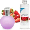 Mamamanuela Lampe catalytique Fuchsia Mat + Arôme Wild Strawberry 200 ml - Élimine mauvaises odeurs, parfume et améliore la qualité de l'air