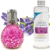Mamamanuela Lampe catalytique Mosaïque Fuchsia + Lavender Expression 500 ml - Élimine mauvaises odeurs, parfume et améliore qualité de l'air