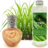 Mamamanuela Lampe catalytique Orange Waves + Parfum Citronnelle 500 ml - Élimine les mauvaises odeurs, parfume et améliore la qualité de l'air