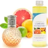 Mamamanuela Lampe catalytique Orange Diamonds + Parfum Winter Citrus 500 ml - Élimine mauvaises odeurs, parfume et améliore qualité de l'air