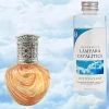 Mamamanuela Lampe catalytique Orange Waves + Parfum Cotton Clean 200 ml - Élimine mauvaises odeurs, parfume et améliore la qualité de l'air