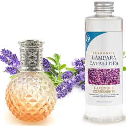 Mamamanuela Lampe catalytique Orange Diamonds + Lavender Expression 500 ml - Élimine mauvaises odeurs, parfume et améliore la qualité de l'air Sale