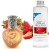 Mamamanuela Lampe catalytique Orange Waves + Parfum Wild Strawberry 200 ml - Élimine mauvaises odeurs, parfume et améliore la qualité de l'air
