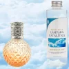 Mamamanuela Lampe catalytique Orange Diamonds + Parfum Cotton Clean 500 ml - Élimine mauvaises odeurs, parfume et améliore la qualité de l'air