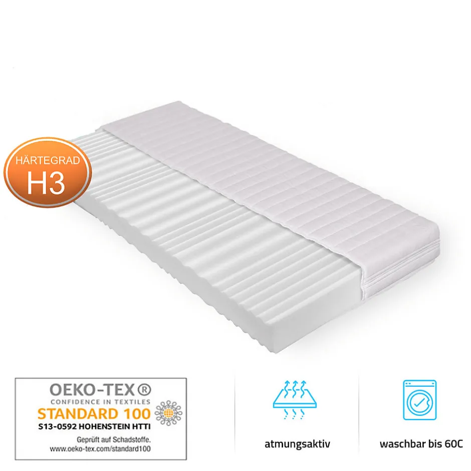 Brand Home Deluxe LED Lit NUBE gris foncé 140 x 200 cm