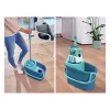 Leifheit Clean Twist M Ergo 52120 Kit de nettoyage sol - Balai a plat lave sol avec housse 33 cm et seau a essorage rotatif faci Sale