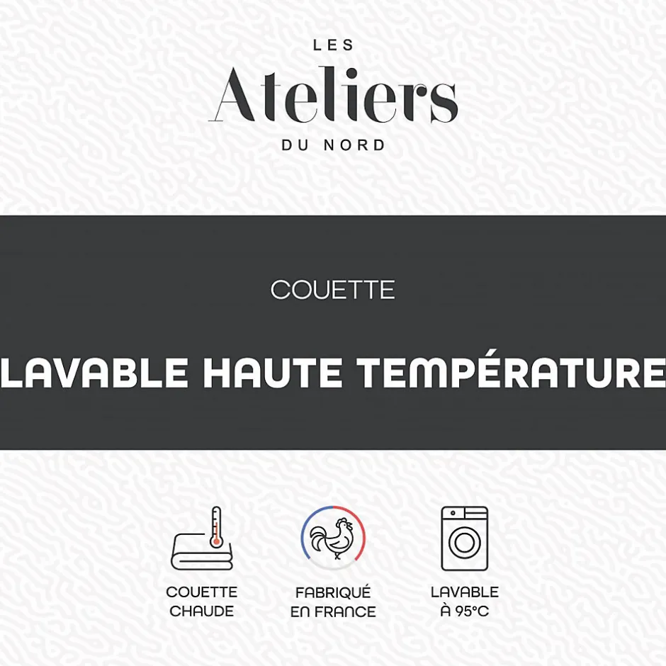 Ateliers Du Nord Les - Couette Chaude Lavage Haute Température 140x200cm