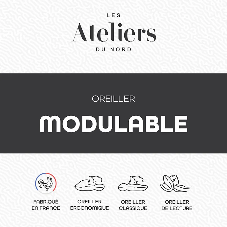 Ateliers Du Nord Les - Oreiller modulable 60x60cm