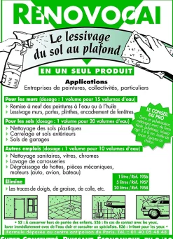 Rénovocai Lessive du sol au plafond 5L Online