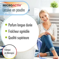 Höfer Chemie Lessive En Poudre Microactiv 20 L Puissante Pour Blanc Et Couleurs New