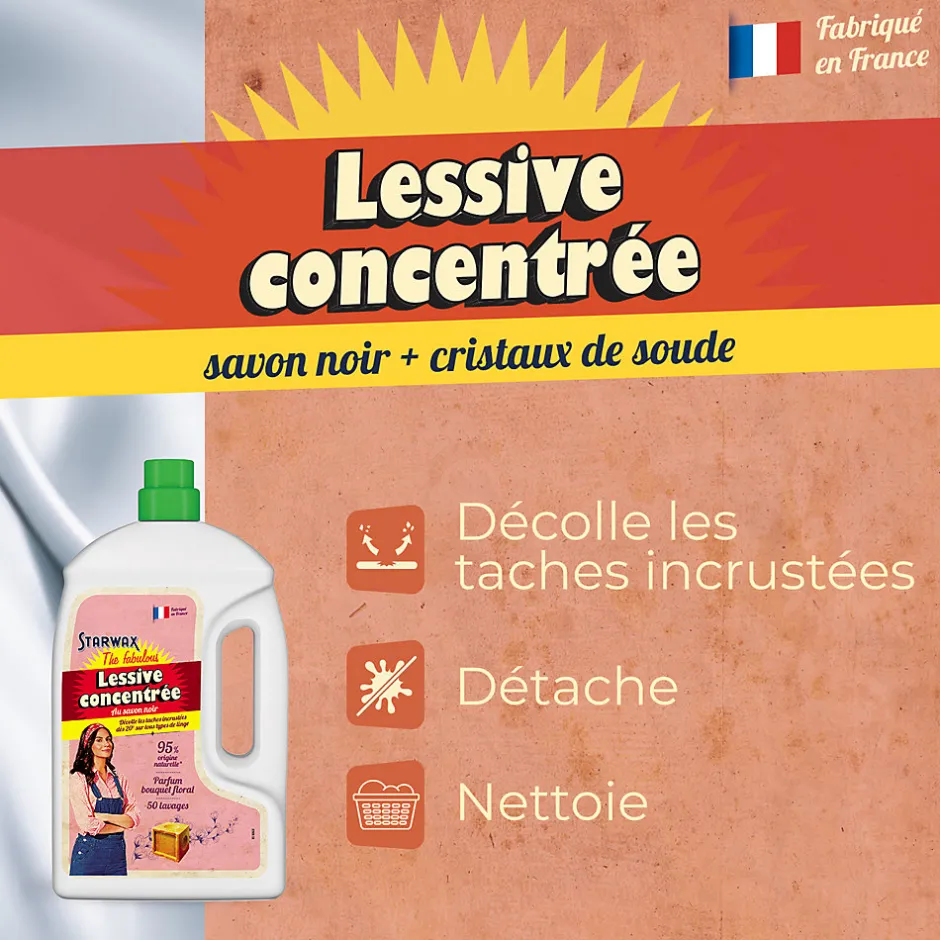 Starwax Fabulous Lessive liquide Starwax The fabulous 1,5 L