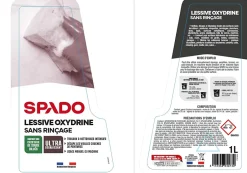 Spado Lessive sans rinçage nettoie dégraisse décrasse rénove 1L Online