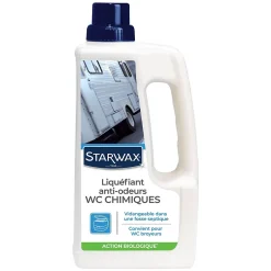 Starwax Liquéfiant anti-odeur WC chimique 1L Discount