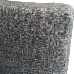 Bb Loisir Lit 2 places 140x200cm Tissu Gris clair avec sommier DUSIN Online