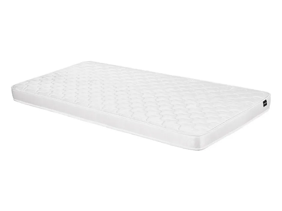 Vente-unique Lit 90 x 190 cm avec 2 tiroirs - Tissu - Rose + Matelas - SARAH