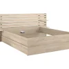 Vente-unique Lit 180 x 200 cm avec 4 tiroirs - Coloris : Naturel - TENALIA New