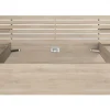 Vente-unique Lit 180 x 200 cm avec rangements - Coloris : Naturel - TENALIA Sale
