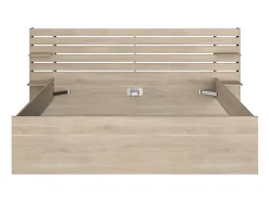 Vente-unique Lit 180 x 200 cm avec rangements - Coloris : Naturel - TENALIA Sale