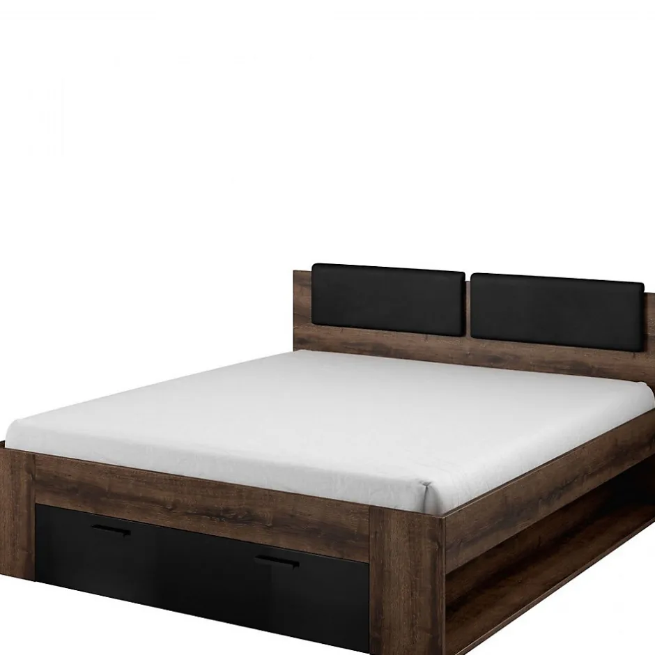 Azura Home Design Lit adulte GALAXY 160x200 cm avec tiroir de rangement