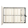 Gutent Lit adulte lit coffre lit 140x190 cm lit de rangement lit rembourré hydraulique lit 2 tiroirs lit double velours beige New