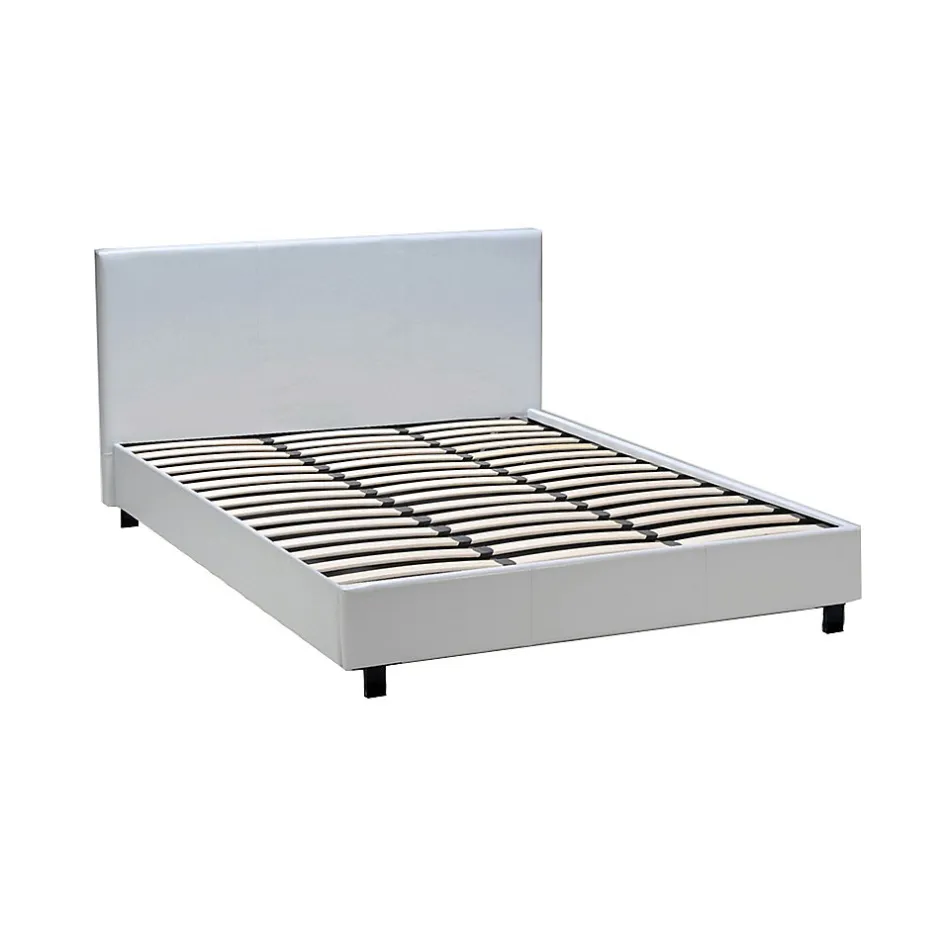 Weber Industries Lit ATLANTA 160x200 + 1 sommier / Blanc
