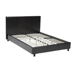 Weber Industries Lit ATLANTA 140x190 + 1 sommier / Noir