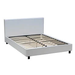 Weber Industries Lit ATLANTA 140x190 + 1 sommier / Blanc