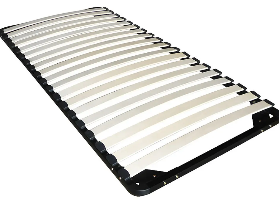 Enfant Vente-unique Lit avec bureau et rangements - 90 x 190/200 cm - Blanc et naturel + Sommier + Matelas - GISELE