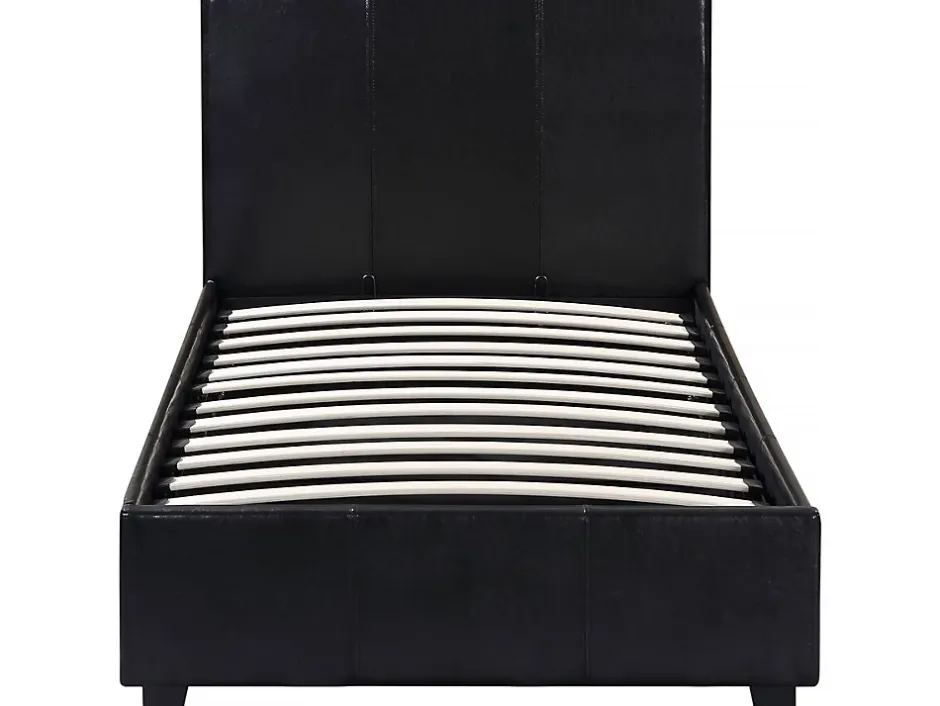 Habitat Et Jardin Lit avec coffre "Carla" 90 x 190 cm Noir New