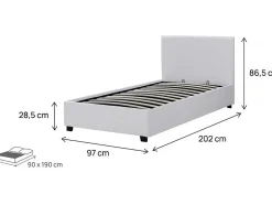 Habitat Et Jardin Lit avec coffre