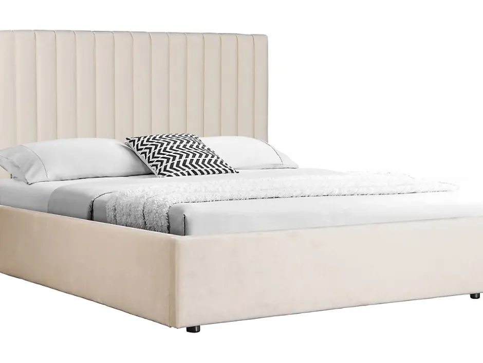 Habitat Et Jardin Lit avec coffre "Mia" 160 x 200 cm Beige Clearance