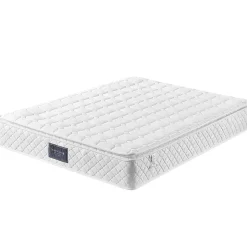 Okwish Lit avec rangement 160 x 200 cm - Lit double avec 4 tiroirs et tête de lit réglable - Avec Matelas - Beige