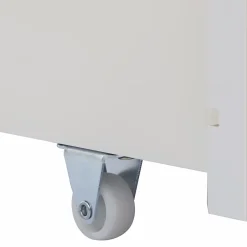 Generique Lit avec rangement 90x200 cm - Lit simple avec tiroirs et tête de lit - Pin massif + MDF - Sans Matelas - Blanc Outlet