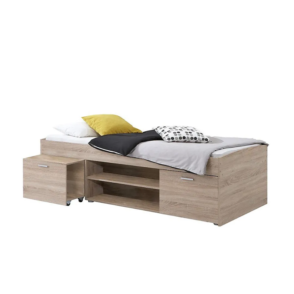 Calicosy Lit avec rangements Carlo 90x200